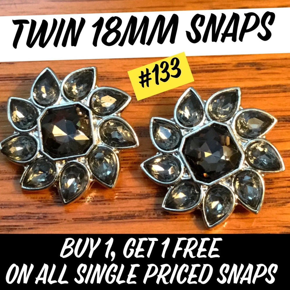 TWINS - Fit most 18mm Snap Jewelry BOGO ELIGIBLE